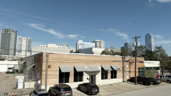 The drone photo of the studio, no dragon